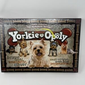 NEW Yorkie Opoly A Game Celebrating the Yorkshire Terrier Late For The Sky